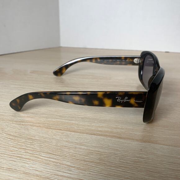 Ray-Ban JACKIE OHH RB4101 710 Cat Eye Tortoise Shell Italy FRAMES ONLY 58-17-135 - Picture 4 of 8